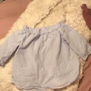 Off the shoulder H&M shirt